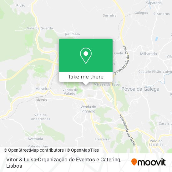 Vítor & Luísa-Organização de Eventos e Catering map