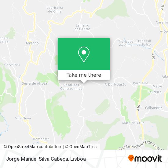 Jorge Manuel Silva Cabeça map