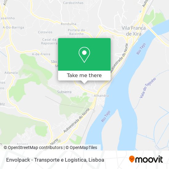 Envolpack - Transporte e Logística map