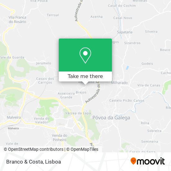 Branco & Costa mapa