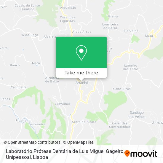 Laboratório Prótese Dentária de Luis Miguel Gageiro, Unipessoal mapa