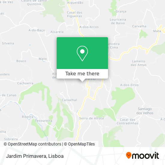 Jardim Primavera mapa