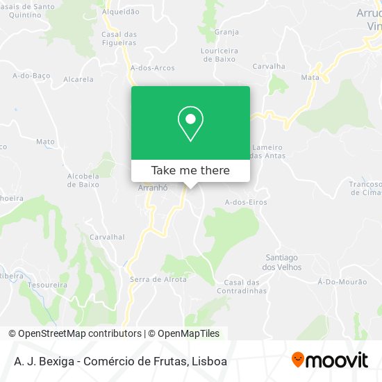 A. J. Bexiga - Comércio de Frutas map