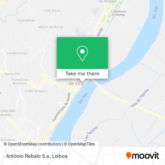 António Robalo S.a. mapa