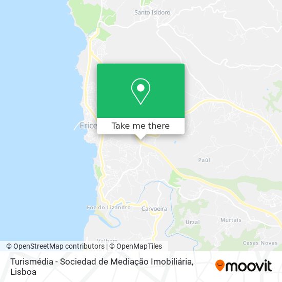 Turismédia - Sociedad de Mediação Imobiliária map