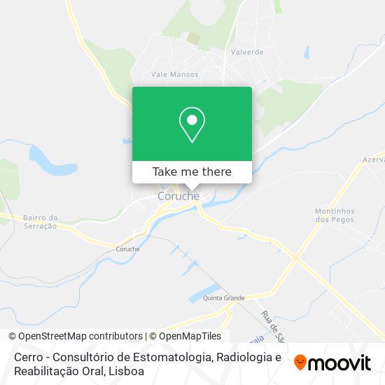 Cerro - Consultório de Estomatologia, Radiologia e Reabilitação Oral map