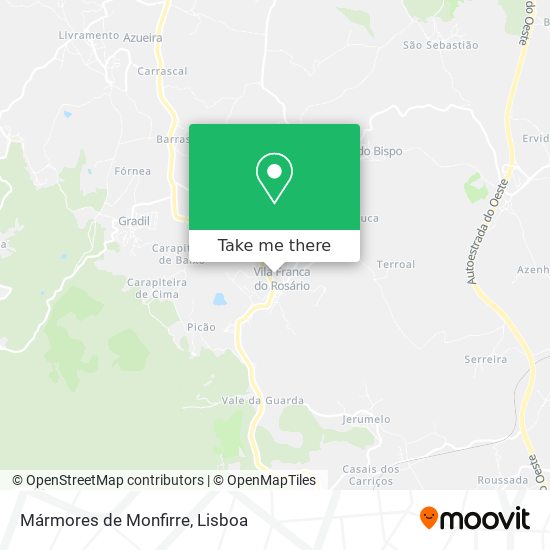 Mármores de Monfirre map