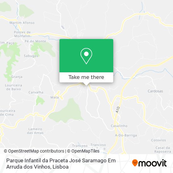 Parque Infantil da Praceta José Saramago Em Arruda dos Vinhos map