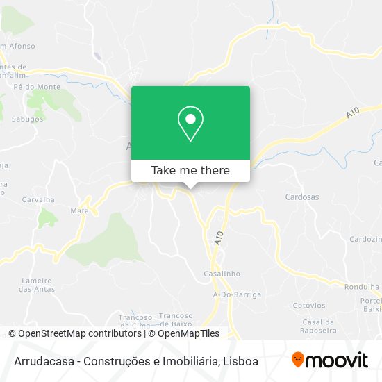 Arrudacasa - Construções e Imobiliária map