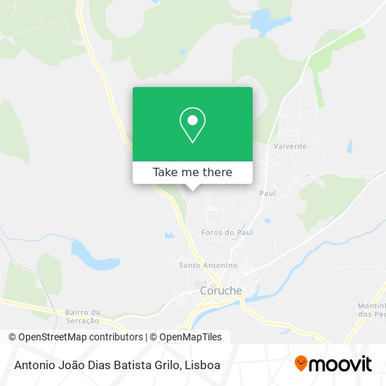 Antonio João Dias Batista Grilo mapa