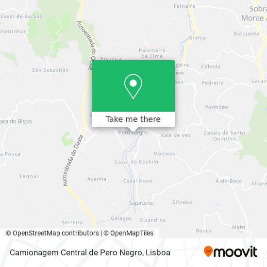 Camionagem Central de Pero Negro map