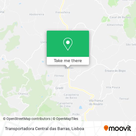 Transportadora Central das Barras map