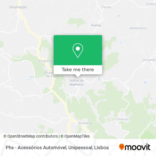 Phs - Acessórios Automóvel, Unipessoal map