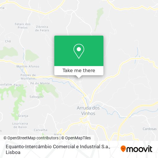 Equanto-Intercâmbio Comercial e Industrial S.a. mapa