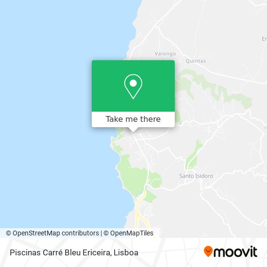 Piscinas Carré Bleu Ericeira map