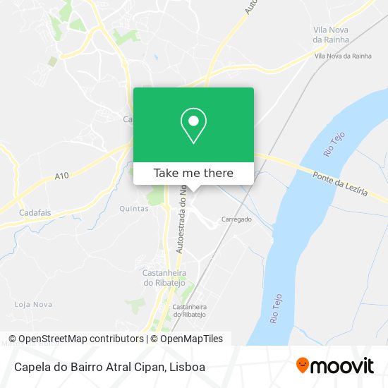 Capela do Bairro Atral Cipan map