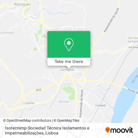 Isotecnimp-Sociedad Técnica Isolamentos e Impermeabilizaçòes mapa