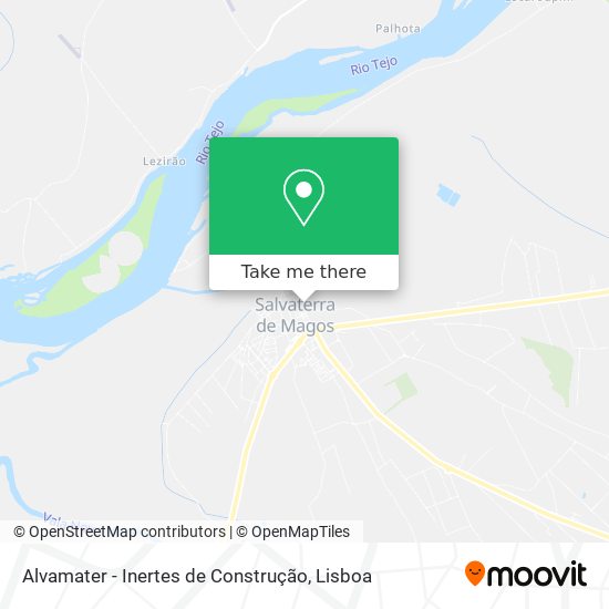 Alvamater - Inertes de Construção map