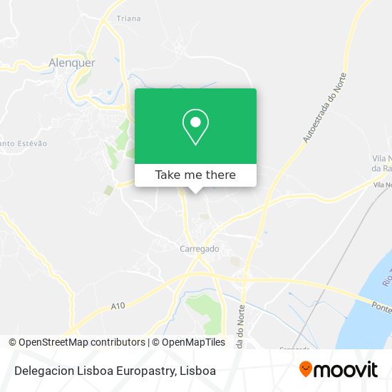 Delegacion Lisboa Europastry map