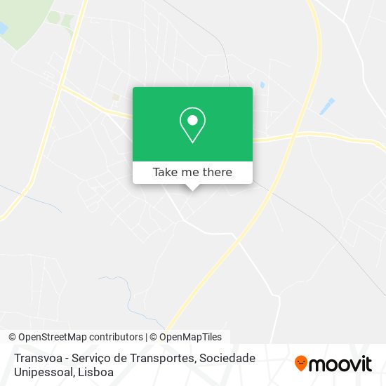 Transvoa - Serviço de Transportes, Sociedade Unipessoal map