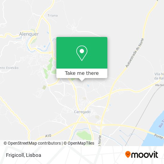 Frigicoll map