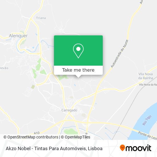 Akzo Nobel - Tintas Para Automóveis map