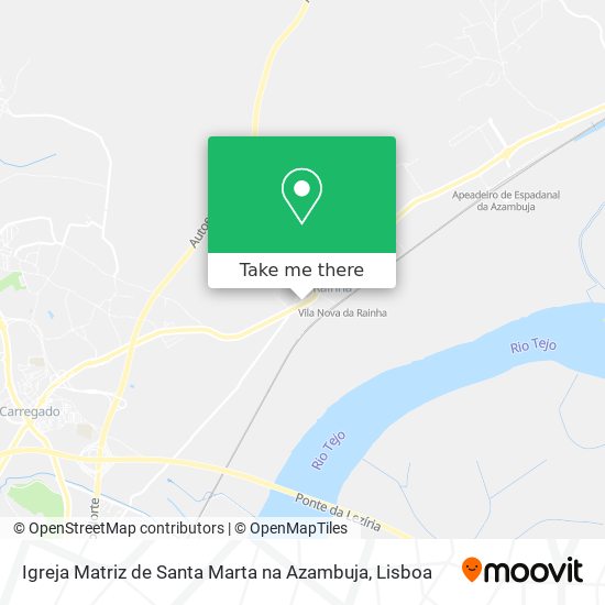 Igreja Matriz de Santa Marta na Azambuja map