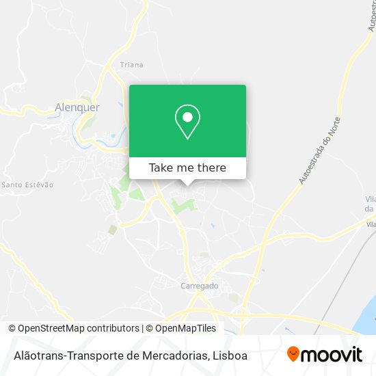 Alãotrans-Transporte de Mercadorias mapa