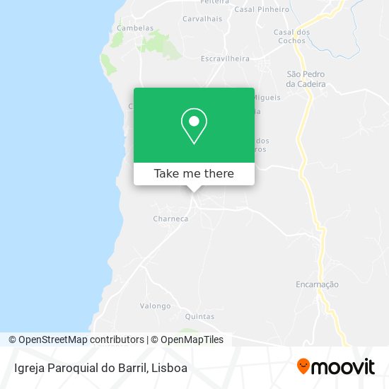 Igreja Paroquial do Barril map