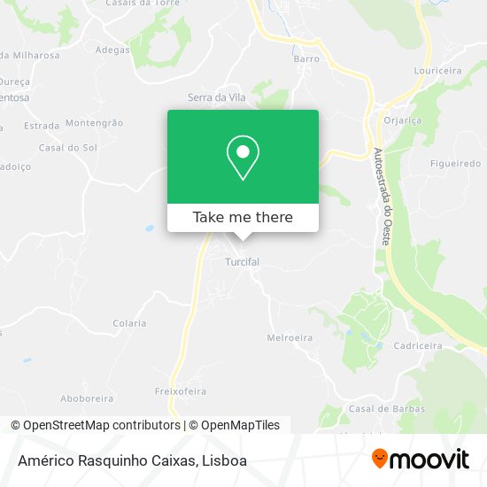Américo Rasquinho Caixas mapa