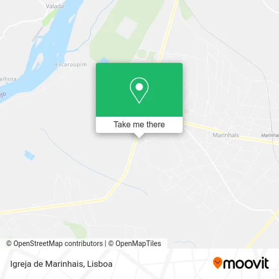 Igreja de Marinhais map