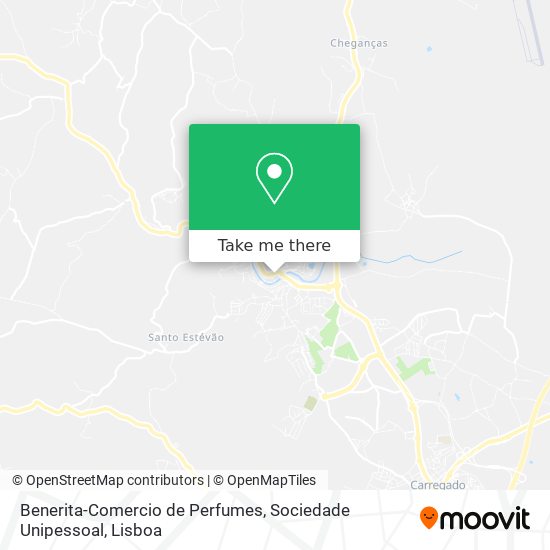 Benerita-Comercio de Perfumes, Sociedade Unipessoal map
