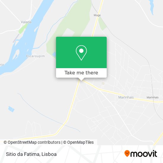 Sitio da Fatima mapa