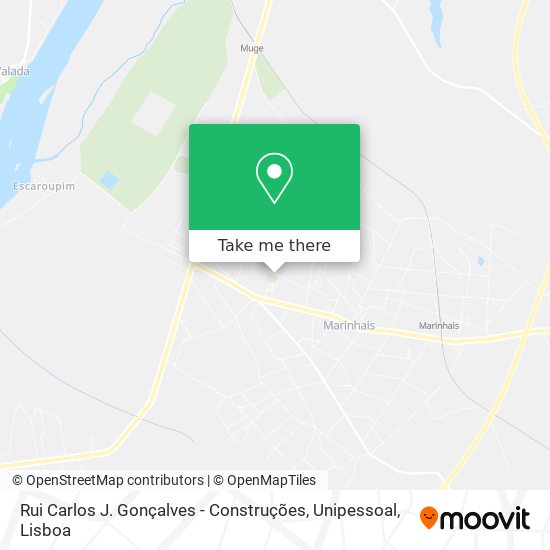 Rui Carlos J. Gonçalves - Construções, Unipessoal mapa