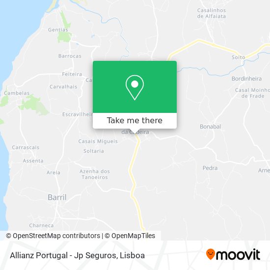 Allianz Portugal - Jp Seguros mapa