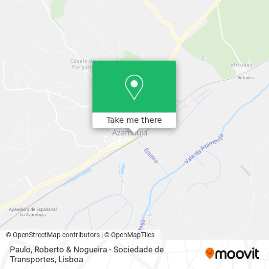 Paulo, Roberto & Nogueira - Sociedade de Transportes mapa