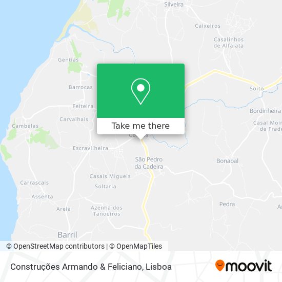 Construções Armando & Feliciano map