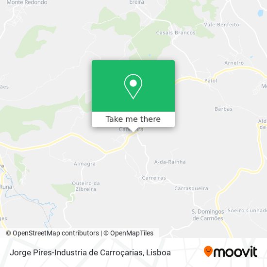 Jorge Pires-Industria de Carroçarias mapa