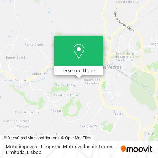 Motolimpezas - Limpezas Motorizadas de Torres, Limitada map