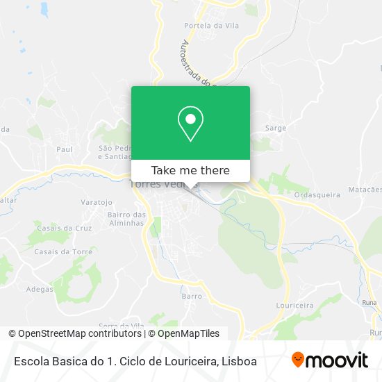 Escola Basica do 1. Ciclo de Louriceira map
