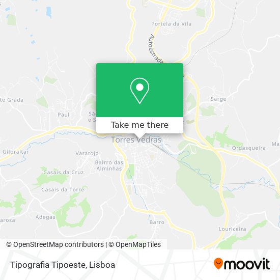 Tipografia Tipoeste map