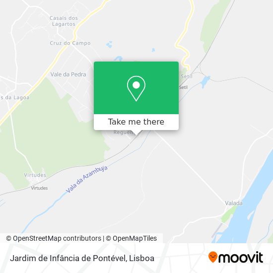 Jardim de Infância de Pontével map