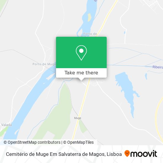 Cemitério de Muge Em Salvaterra de Magos map
