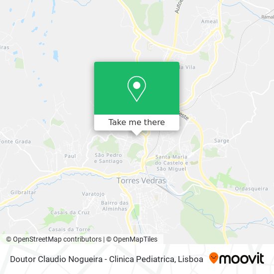 Doutor Claudio Nogueira - Clinica Pediatrica map