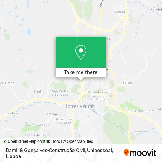 Damil & Gonçalves-Construção Civil, Unipessoal map
