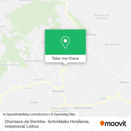 Churrasco da Glorinha - Actividades Hoteleiras, Unipessoal map