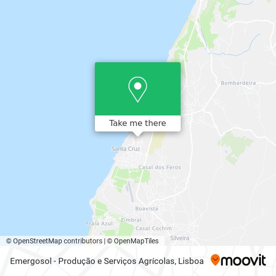 Emergosol - Produção e Serviços Agrícolas map