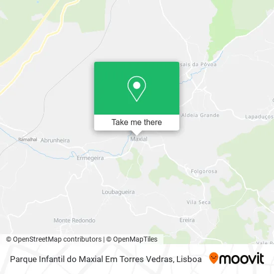 Parque Infantil do Maxial Em Torres Vedras map