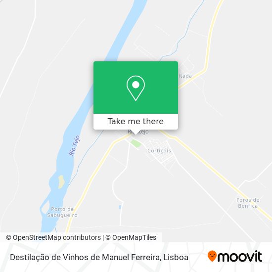 Destilação de Vinhos de Manuel Ferreira map