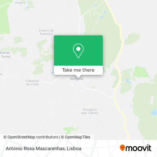António Rosa Mascarenhas mapa
